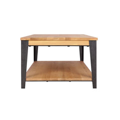 ZAGO Coffee Table Manhattan metal legs oak 120cm
