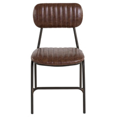 ZAGO Chair Marius Metal Legs Leatherette Black