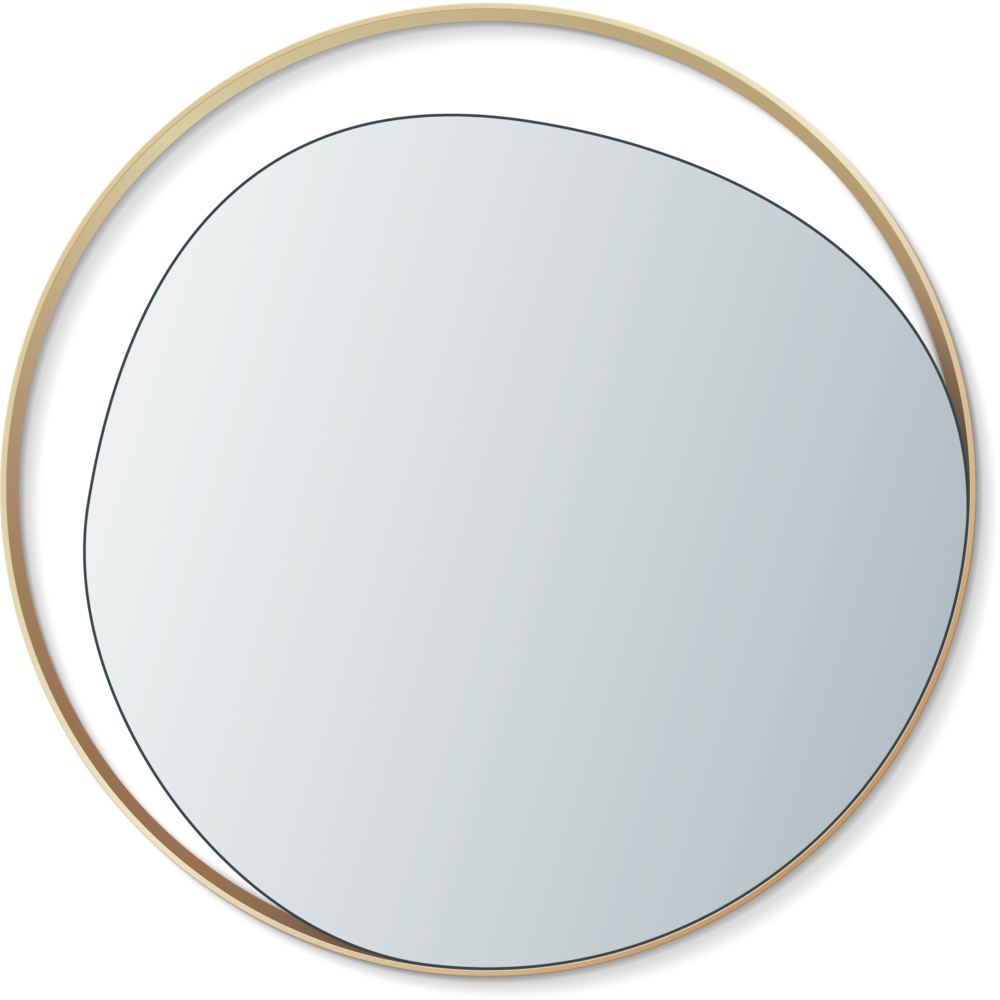 RED EDITION Mirror Ellipse Natural