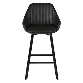 ZAGO Swivel Bar Stool Moss metal legs leatherette 75cm