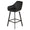 ZAGO Swivel Bar Stool Moss metal legs leatherette 75cm