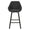 ZAGO Swivel Bar Stool Moss metal legs fabric 75cm