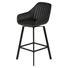 ZAGO Swivel Bar Stool Moss metal legs leatherette 65cm