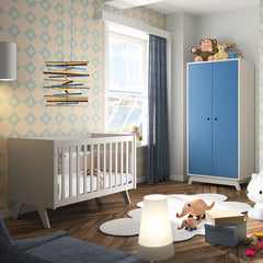 MATHY BY BOLS Kids Cot Madavin wood 60x120cm