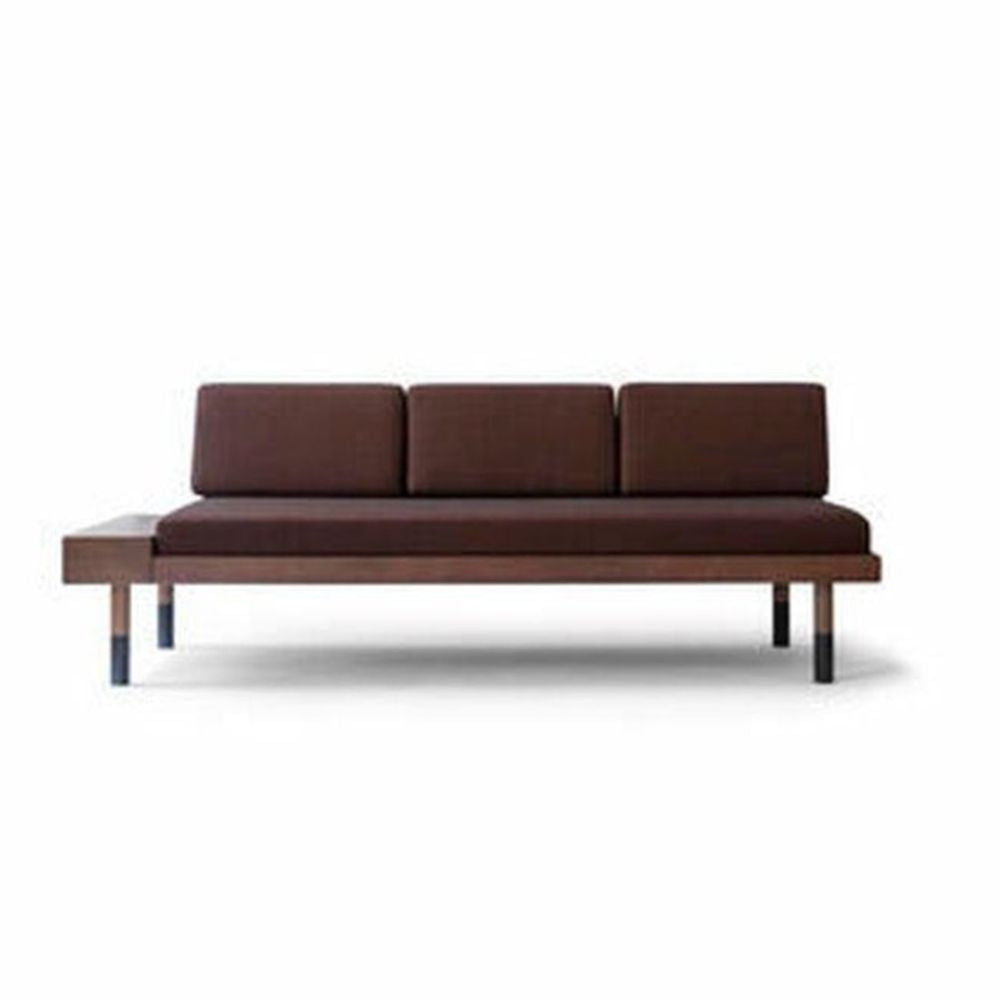 KANN DESIGN Sofa Mid Wool Fabric Burgundy