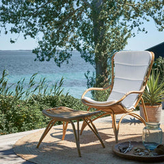 SIKA DESIGN Foot Stool Monet Rattan Outdoor