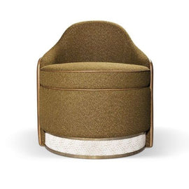 RED EDITION Lounge Chair Monsigny Lelièvre Sherpas Fabrics