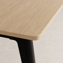 TIPTOE Dining Table New Modern Oak Steel Legs 190cm