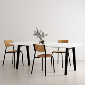 TIPTOE Dining Table New Modern Recycled Plastic Steel 190cm