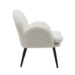 ZAGO Armchair Oreo Steel Legs Natural Terry Fabric