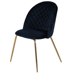 ZAGO Chair Oscar brass legs velvet