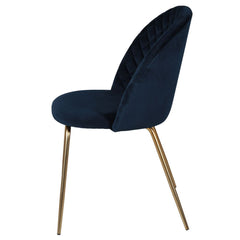 ZAGO Chair Oscar brass legs velvet