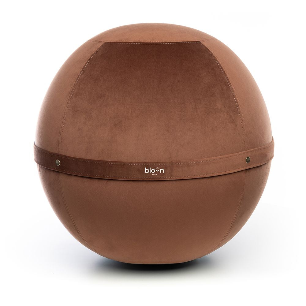 BLOON PARIS Inflated Seating Ball Velvet Agate Pink