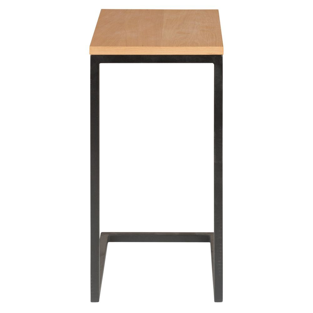 ZAGO Side Table Pia metal legs oak 60cm
