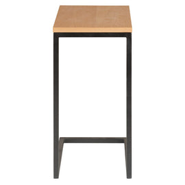 ZAGO Side Table Pia metal legs oak 60cm