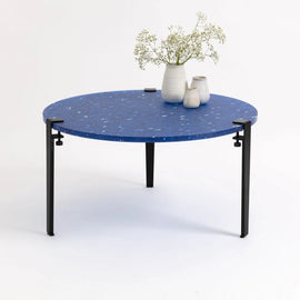 TIPTOE Coffee Table Pacifico Recycled Plastic Steel Legs ø80cm