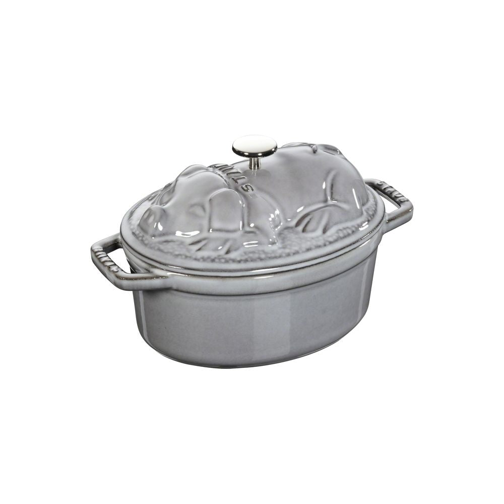STAUB Pig Cocotte Oval 17 cm
