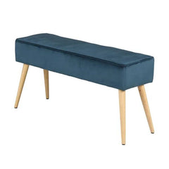 ZAGO Bench Popy wood legs velvet 100cm