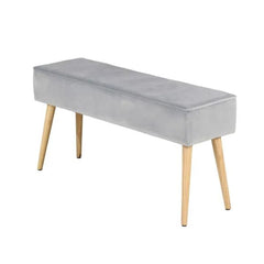 ZAGO Bench Popy wood legs velvet 100cm