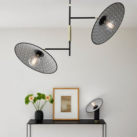 MARKET SET Suspension Light Gatsby 2 Lights Printed ø80cm