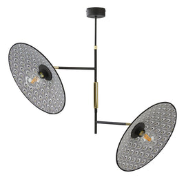 MARKET SET Suspension Light Gatsby 2 Lights Printed ø80cm