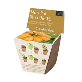 MOULIN ROTY Pot Of Organic Squash Seeds 