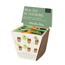 MOULIN ROTY Pot Of Organic Pepper Seeds "Le jardin du Moulin"