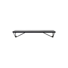 MAZE Shelf Pythagoras XS Black Shelf + 2 Black Brackets