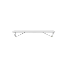 MAZE Shelf Pythagoras XS White Shelf + 2 White Brackets