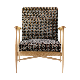 RED EDITION Armchair Floating Natural Frame Mosaïk