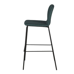 ZAGO Bar Stool Sense metal legs and fabric 75cm