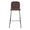 ZAGO Bar Stool Sense metal legs and fabric 75cm brown