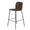 ZAGO Bar Stool Sense metal legs and fabric 75cm brown