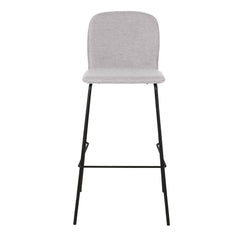 ZAGO Bar Stool Sense metal legs and fabric 75cm