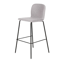 ZAGO Bar Stool Sense metal legs and fabric 75cm