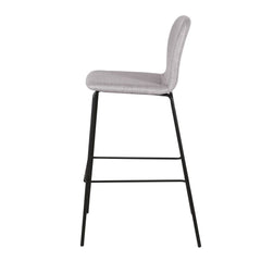 ZAGO Bar Stool Sense metal legs and fabric 75cm