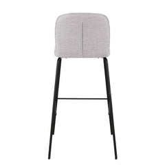 ZAGO Bar Stool Sense metal legs and fabric 75cm