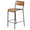 ZAGO Bar Stool Skhol metal structure and oak 66cm