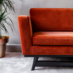 RED EDITION Sofa 210 Black Frame Fox