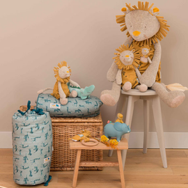 MOULIN ROTY Baby sleeping bag flowers 90cm “Sous mon baobab”