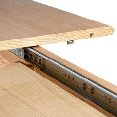 ZAGO Extendable Dining Table Sublime Natural Oak 180+50cm