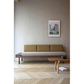 KANN DESIGN Sofa Mid Wool Fabric Beige