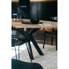 VINCENT SHEPPARD Dining Table Ellipse Albert Black Base