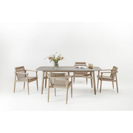 VINCENT SHEPPARD Dining Armchair David Aged Teak Outdoor