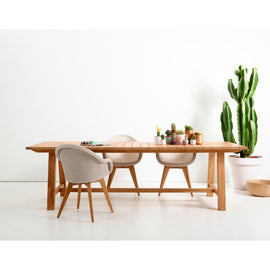 VINCENT SHEPPARD Dining Chair Teak Base Edgard Outdoor