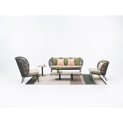 VINCENT SHEPPARD Coffee Table Kodo Dim Grey Ceramic Flint Outdoor