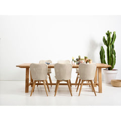 VINCENT SHEPPARD Dining Chair Lena Teak Base Outdoor
