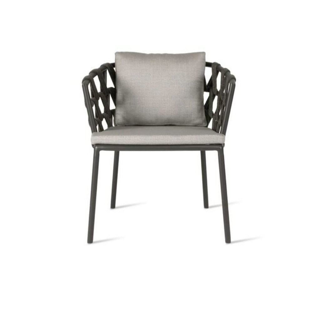 VINCENT SHEPPARD Dining Chair Leo Lava Grey Outdoor