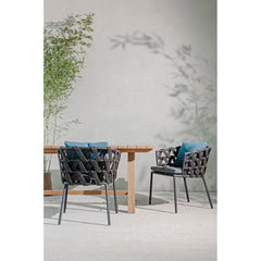 VINCENT SHEPPARD Dining Chair Leo Lava Grey Outdoor