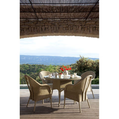VINCENT SHEPPARD Dining Table Nimes With Glass Top Outdoor